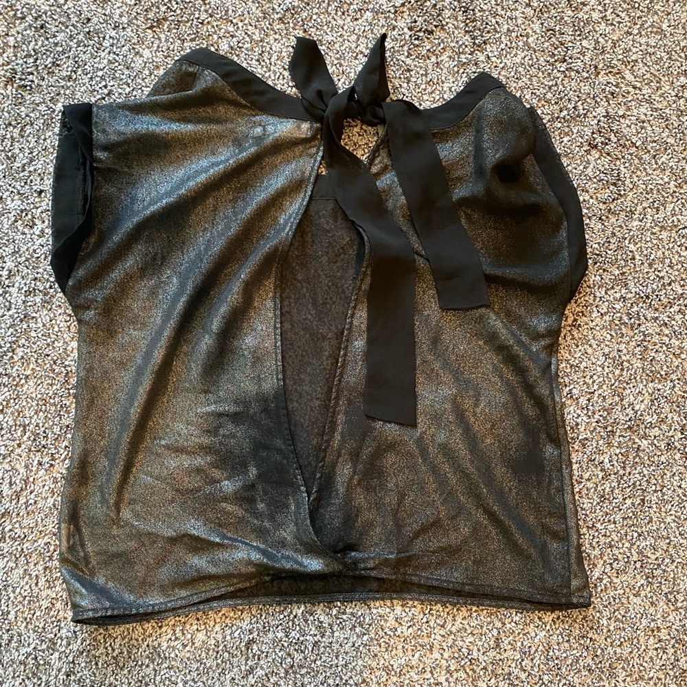 Open Back, Sheer Blouse